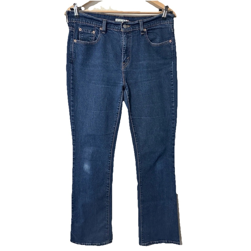 Levi's Women's 515 Bootcut Jeans Medium‎ Wash Size 12L 34x33 READ Cowgirl Rodeo